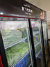 新飞（frestec）展示柜冷藏保鲜柜酒水饮料冰柜双开门冷藏柜酒店冷藏保鲜柜超市直冷玻璃门风冷无霜冰箱立式冷柜 大三门黑红上机1300L【4D风冷无霜】1.8米 实拍图