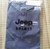 JEEP SPIRIT吉普短袖T恤男夏季短袖男士POLO休闲翻领可定制上衣服 深灰色 L 实拍图