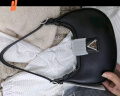 CHARLES&KEITH三角扣新月包腋下包单肩包包女包女友生日礼物CK2-50271205 Noir黑色 S 实拍图