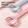 SND瑜伽拉力带健身开背拉力器弹力带美腿练背拉力绳8字拉伸肩背神器 加厚款-天蓝色25磅 实拍图