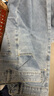 真维斯（Jeanswest）王一博代言牛仔裤男春秋季新款舒适修身直筒高端潮牌休闲长裤子男 蓝色+深蓝【夏款组合】 32 码(2尺5) 实拍图