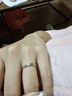 CRD克徕帝【现货闪发】契合钻石情侣款对戒婚戒结婚订婚钻戒铂金戒 PT950铂金 男戒 约3分 实拍图