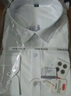 帝宾泽大码白衬衫男长袖加肥加大胖子宽松商务免烫抗皱竹纤维弹力衬衣 实拍图