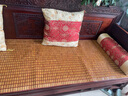 李记花果山沙发垫夏季凉垫麻将凉席沙发坐垫麻将块凉席竹席防滑垫贵妃可定制 牛筋边碳化色【双牛筋+无底布】 75*210cm 实拍图