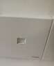 施耐德电气 单联六类电脑插座 86型网络网线信息插座面板 皓呈系列 奶油白色 实拍图