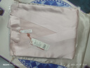 金三塔真丝睡衣女睡裙100%桑蚕丝优雅V领丝滑亲肤居家服 [主推]十样锦粉 XL 实拍图