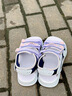 安踏儿童运动凉鞋女大童2025夏季透气魔术贴露趾沙滩鞋A22326962I 实拍图