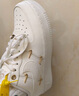 耐克NIKE板鞋女空军一号 AIR FORCE 1运动鞋FV3654-111帆白40.5 实拍图