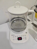 美的（Midea）养生壶大容量 煮茶器智能预约1.5L烧水壶 恒温煮茶壶 办公室电水壶 花茶壶 【店铺力荐】14大养生功能12Q 1.5L 实拍图
