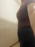 徽昂运动套装女瑜伽服套装跑步健身服速干衣胸垫t恤拼接短袖长裤紫M 实拍图