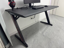 木藝生原创电脑桌台式家用办公书桌卧室电竞桌椅套装碳纤维竞技游戏桌子 高端玩家M9系碳纤维25mm手工斜面 长140宽70高75cm 实拍图