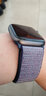倾晨【销量5千+】适用苹果手表表带apple watch s11表带回环编织尼龙iwatch s10/9/8/7/6/5/4/se3表带 风暴黑配灰色 38/40/41/42mm表盘通用 实拍图