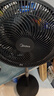 美的（Midea）【超级单品】七叶轻音立式电风扇家用柔风落地扇台式桌面小型风扇大风量节能摇头宿舍电扇 SAF30AB 实拍图