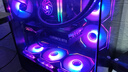 半岛铁盒应龙360水冷海景房机箱ATX/MATX无A柱台式主机台式机电脑全景房 黑色+极光Z13 ARGB风扇【1正5反】 实拍图