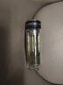 苏泊尔（SUPOR）双层玻璃杯办公泡茶杯商务男女士茶水分离杯户外车载水杯子400mL 实拍图
