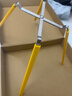 杰凯诺蛋糕倒扣冷却架 晾架不锈钢硅胶四爪蛋糕胚模具晾凉架 黄色1个 实拍图