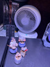 夏普 （SHARP）电风扇空气循环扇家用台扇低噪电风扇摇头涡轮对流大风力办公室宿舍桌面风扇节能小风扇 【机械款】抗菌扇叶+风大音轻+香薰驱蚊 实拍图