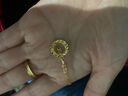中国黄金（CHINA GOLD）黄金项链女士足金莫比乌斯环吊坠套链首饰情人节618送女朋友礼物 今/次日达*精工约3.1-3.2g【情人节礼盒】 实拍图