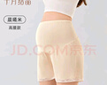 十月结晶孕妇裤夏季安全裤防走光孕期冰丝高腰打底裤短裤女薄款 米色L 实拍图
