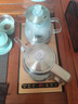 友家铺子（Biooner）全自动上水电热水壶 茶台烧水壶电茶壶家用办公茶桌茶具嵌入式一体电茶炉套装 1L （37*20cm）手柄双加水蒸茶款 实拍图