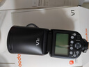 神牛（Godox） v1 闪光灯机顶外拍灯口袋灯便携摄影高速TTL锂电热靴灯 圆灯头v1闪光灯 适配富士 实拍图