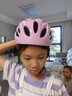 儿童自行车头盔新款透气安全帽小学生轮滑速滑超轻帽子大小可调节 M8粉 M码 实拍图