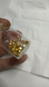 喜上眉梢【喜上眉梢】999足金蹦迪镭射散珠黄金3D硬金超闪足球珠圣诞礼物 1g 4mm黄金蹦迪珠 约7颗 实拍图