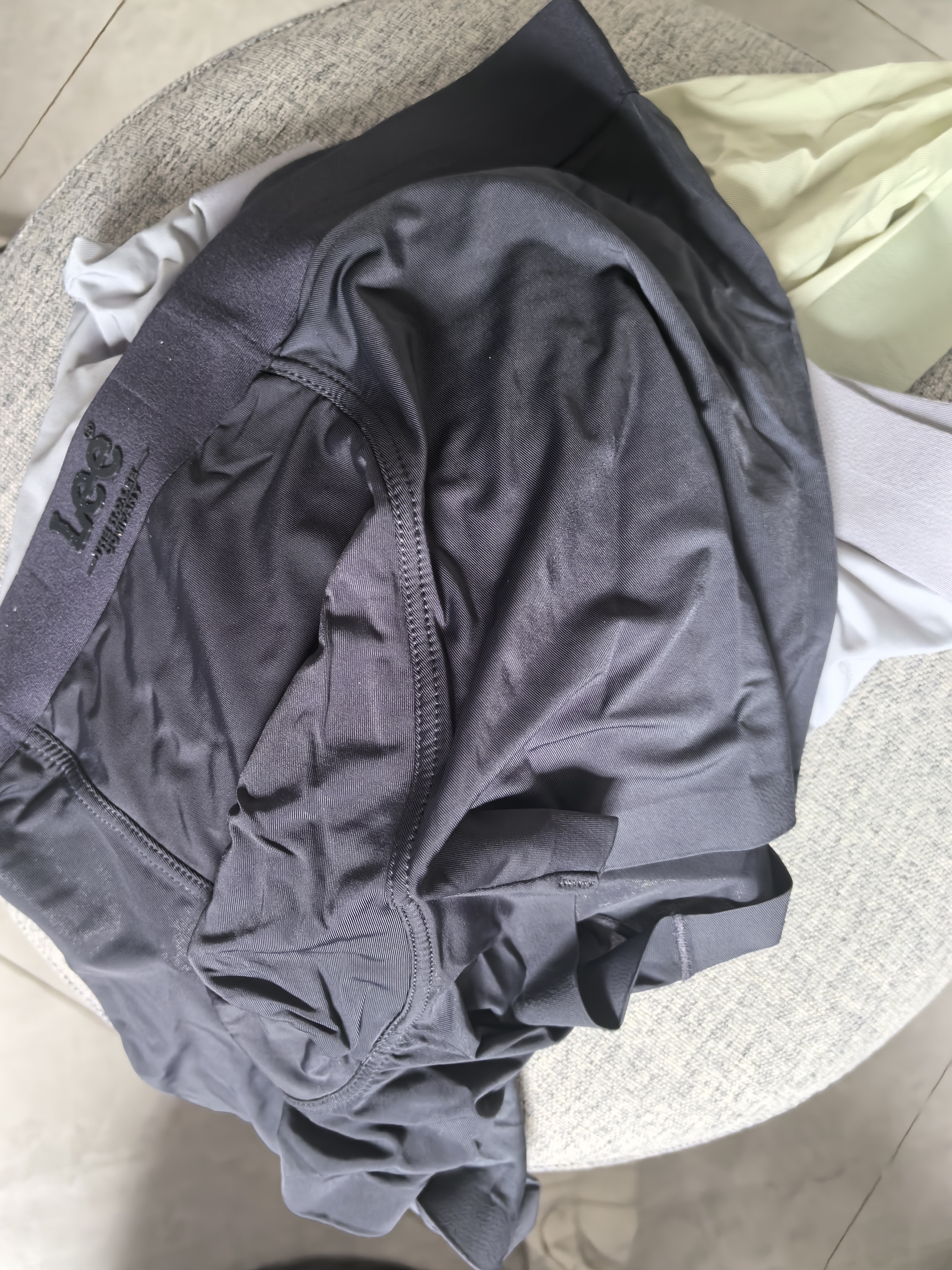 Lee冰丝内裤男士内裤夏季薄款高档冰丝无痕抗菌大码青少年平角四角裤 实拍图