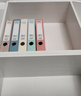 晨光（M&G）文具5只A4/55mm莫兰迪档案盒文件盒 收纳资料盒 蓝色塑料盒办公用品 ADM945X3 实拍图