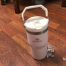 STANLEY拎拎杯吸管杯水杯保温杯大容量办公不锈钢杯子冰霸杯591ML-晶粉色 实拍图