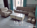 宜私享【只用真皮 销量1万+】真皮沙发头层牛皮艺客厅大小户型佛山家具 四人位【3.35米】+脚踏 【尊享版】2.5mm头层牛皮-乳胶款 实拍图