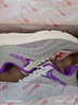 双星女鞋运动鞋春夏季新款飞织网面跑步鞋轻便休闲鞋子 灰紫  37 实拍图
