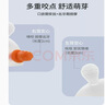 马博士婴儿牙胶小月龄磨牙胶棒安抚胶硅胶玩具防吃手牙咬胶 兔子橙色 实拍图