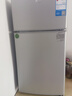 奥克斯小冰箱家用小型迷你冷藏冷冻两用出租房宿舍用节能省电寝室办公室电冰箱 【升级净化去味】42A156DW银【节能省电】 实拍图