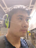 3M隔音耳罩睡觉防噪音工业降噪33db 黑绿色X4A耳罩 1副 实拍图