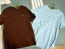 Navigare意大利小帆船男休闲简约凉感纯色短袖T恤1125505307 咖啡棕 XL 实拍图