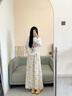相伊恋人冰丝花苞裙裤女25夏季新款防晒宽松显瘦小个子碎花薄款休闲阔腿裤 彩色 【上身直降8℃】 L 【建议体重121-140斤】 实拍图