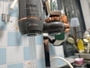 美的（Midea）净水器水龙头过滤器家用自来水滤水器直饮前置过滤器厨房卫生间通用除水垢除余氯双出水可清洗滤芯 一机三芯【两年免换滤芯】 实拍图