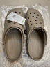 卡骆驰crocs洞洞鞋贝雅男鞋女鞋轻便耐磨一脚蹬拖鞋休闲鞋|10126 卵石色-2V3 44 (280mm) 实拍图