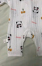 【夏清仓贝乐咿爬服】婴儿连体衣夏季薄款长袖空调服宝宝纯棉哈衣 5253#白底熊猫 59cm 实拍图