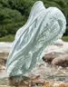 361°儿童洞洞鞋26夏男女中大童透气软弹水陆一脚蹬沙滩凉鞋 绿38 实拍图