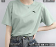 安踏（ANTA）短袖t恤女装冬季轻薄透气冰丝速干衣宽松大码跑步健身休闲运动服 -2雾灰绿（男女同款） L 175 实拍图