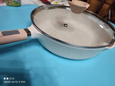京严麦饭石炒锅不粘锅平底炒菜锅天然麦饭石煎炒不粘电磁炉燃气灶通用 3-5人【轻油少烟 煎蛋不粘】 24cm 持久不粘|轻油少烟|一锅多用 实拍图