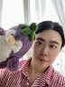 伊美娃娃茄鹅企鹅玩偶公仔大白鹅茄子毛绒玩具娃娃抱枕送女孩女生生日礼物 实拍图