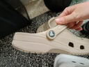 卡骆驰crocs洞洞鞋贝雅男鞋女鞋轻便耐磨一脚蹬拖鞋休闲鞋|10126 卵石色-2V3 37 /38(230mm) 实拍图