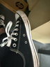 匡威（Converse）官方All Star经典帆布男女低帮休闲运动鞋黑色101001 101001/黑色 39.5 实拍图