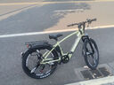 凤凰电助力自行车锂电变速电动山地车青少年通勤代步NFC仪表电瓶车 Q2青耀/48V一体轮 10AH/禧玛诺7级变速/26寸 实拍图