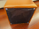 孜度 皮凳子沙发凳客厅换鞋凳欧式皮墩沙发凳客厅矮凳家用换鞋凳圆凳 黄棕色大号方凳（36*36*40cm） 实拍图