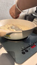 炊大皇 炒锅 麦饭石色不粘锅多功能少油烟炒菜锅平底32cm 电磁炉通用 实拍图