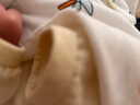 童泰（TONGTAI）婴儿连体衣夏纯棉衣服初生宝宝蝴蝶哈衣爬服提花黄色52cm 实拍图